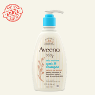 Aveeno Baby Daily Moisture Wash & Shampoo 354Ml