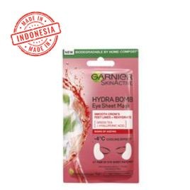 Garnier Hydra Bomb Hyaluronic Acid + Green Tea Anti Ageing Eye Sheet Mask