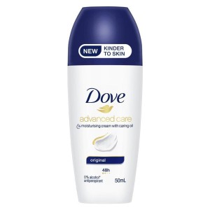 Dove for Women Antiperspirant Deodorant Roll On Advanced Care Original 50ml
